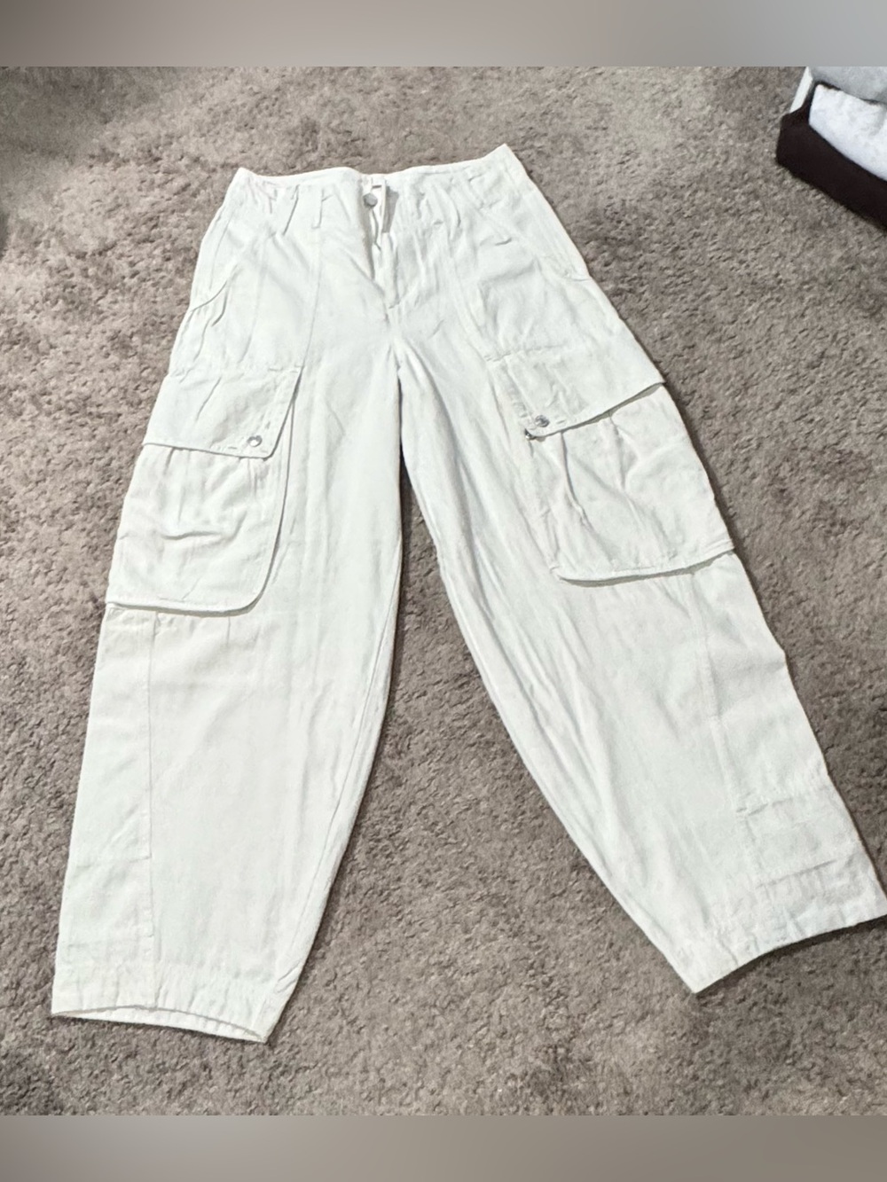 Free People Cargo Jeans